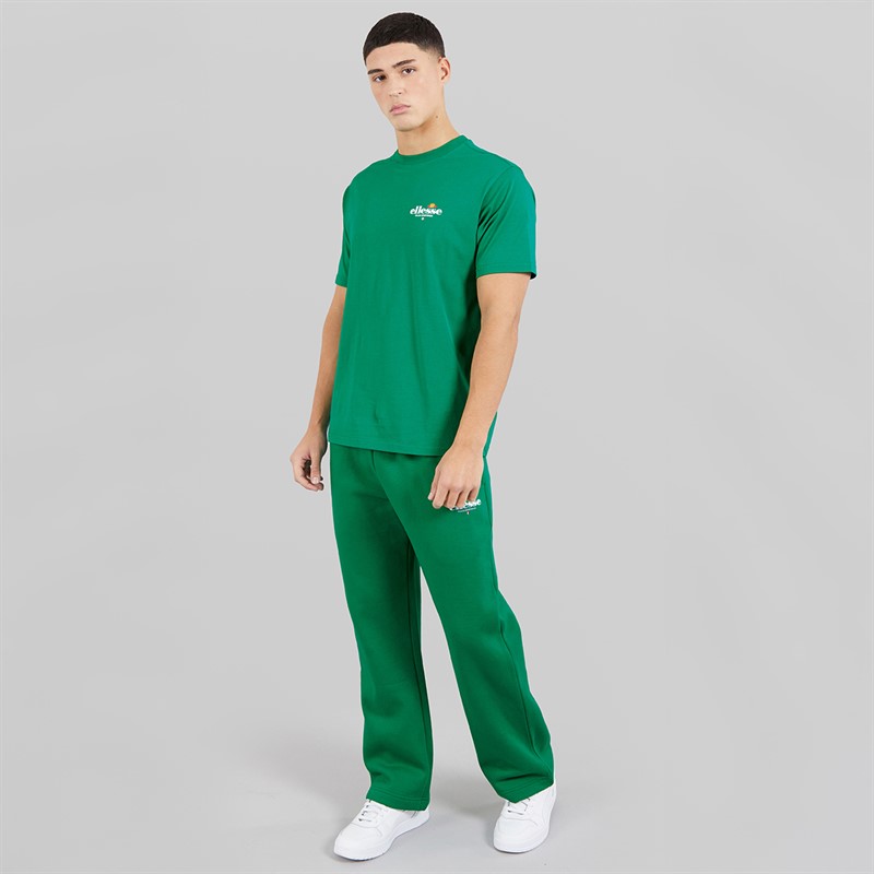 Ellesse Mens Rulle Relaxed Fit Straight Leg Joggers Green