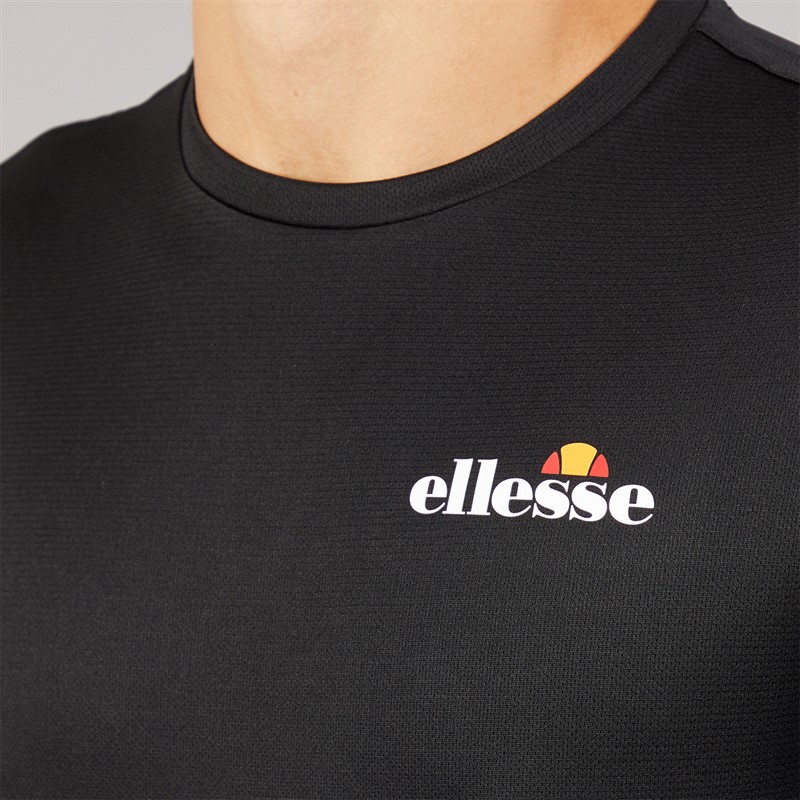 Ellesse Herren Elpidio 2 Lauf Oberteil Schwarz