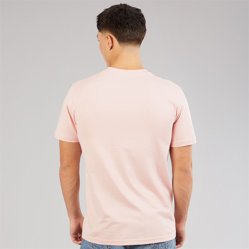 Ellesse Mens Ollio 2 Central Logo T-Shirt Light Pink