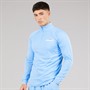 Ellesse Herren Brandon 1/4 Zip Lauf Oberteil Blau