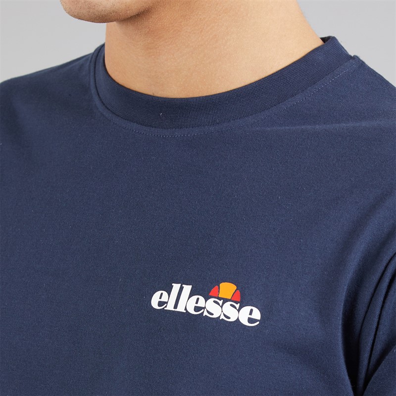 Ellesse Mens Malbory 2 Left Chest T-Shirt Navy