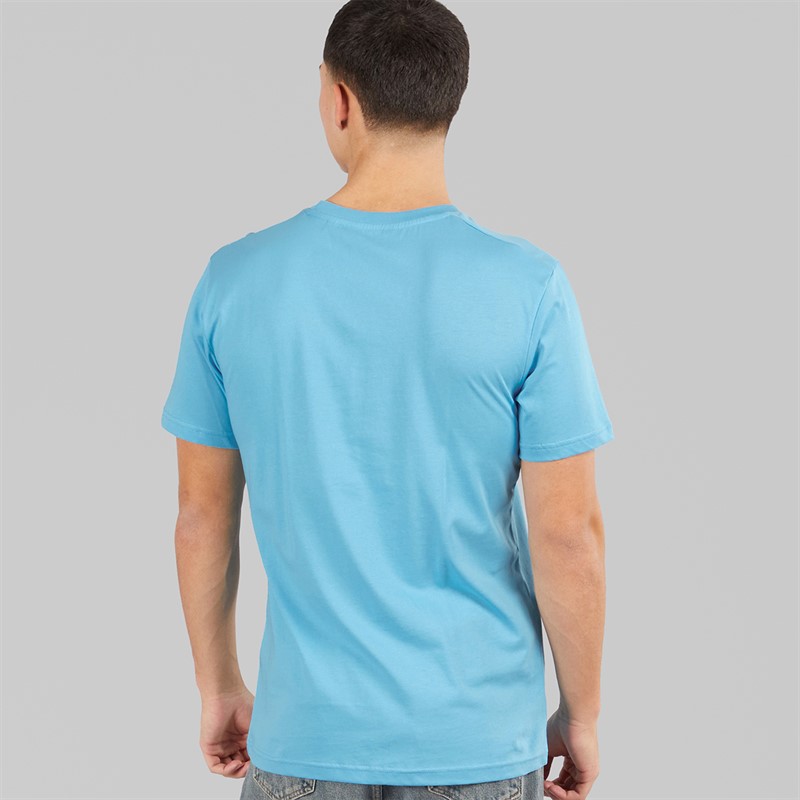 Ellesse Mens Ollio 2 Central Logo T-Shirt Blue