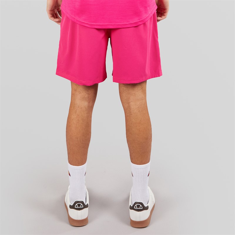 Ellesse Mens Beveth 7 Inch Running Shorts Hot Pink