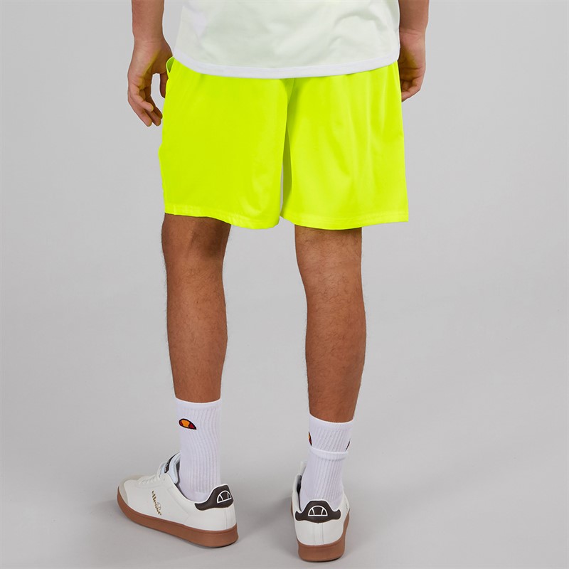 Ellesse Mens Beveth 7 Inch Running Shorts Neon Yellow