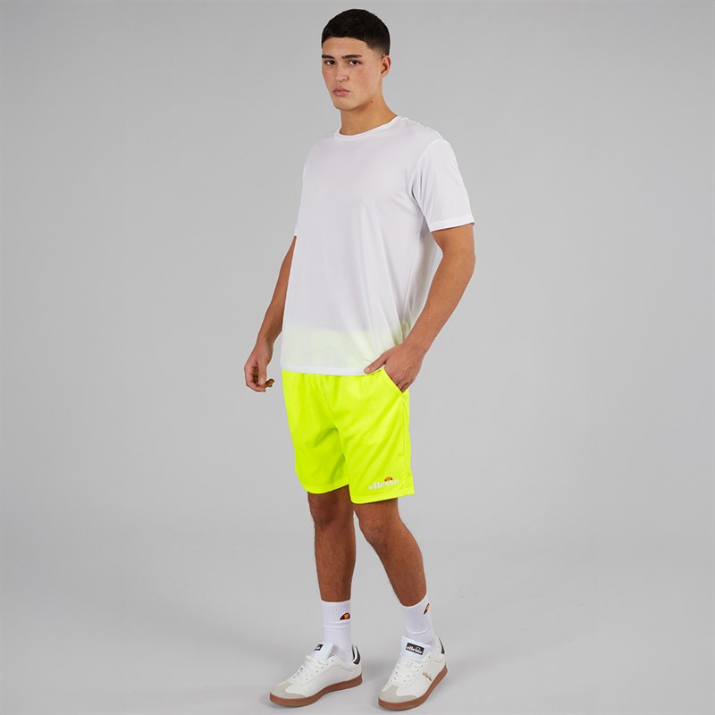 Ellesse Mens Beveth 7 Inch Running Shorts Neon Yellow