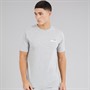 Ellesse Mens Malbory 2 Left Chest T-Shirt Grey Marl