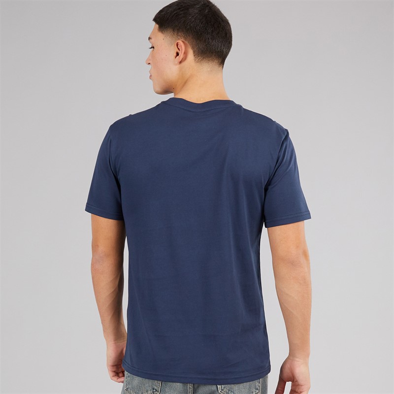 Ellesse Mens Prado 2 Large Logo T-Shirt Navy