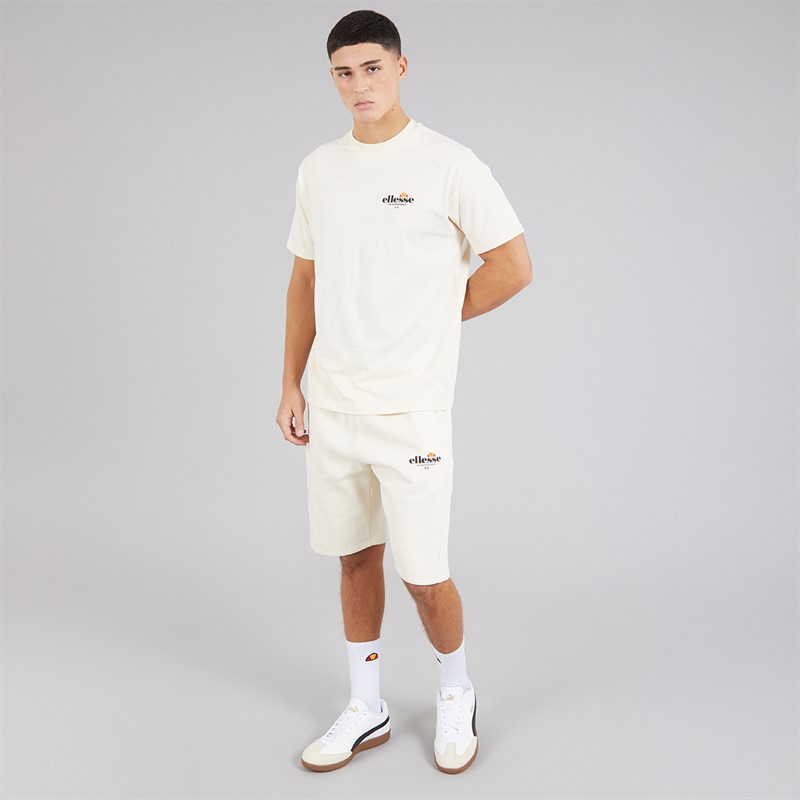 Ellesse Espel szorty o kroju o kroju relaxed fit dla niego kolor Off White