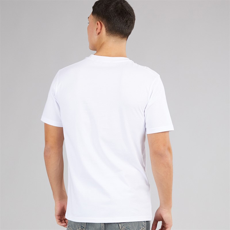 Ellesse Mens Ollio 2 Central Logo T-Shirt White