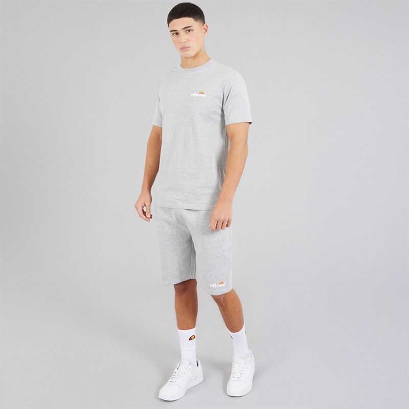 Ellesse Herren Harison Sweat Shorts Light Grey Marl