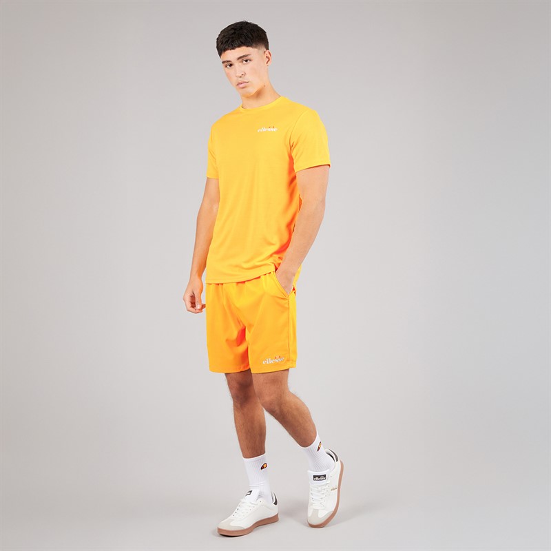 Ellesse Beveth 17.8 cm spodenki do biegania dla niego kolor Pomarańczowy