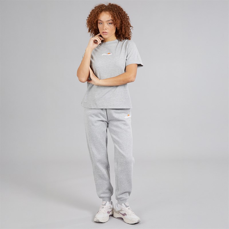 Ellesse Damen Svetta 2 T Shirt Light Grey Marl