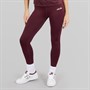 Ellesse Damen Deana Hohe Taille Enge Hosen Leggings Dark Purple