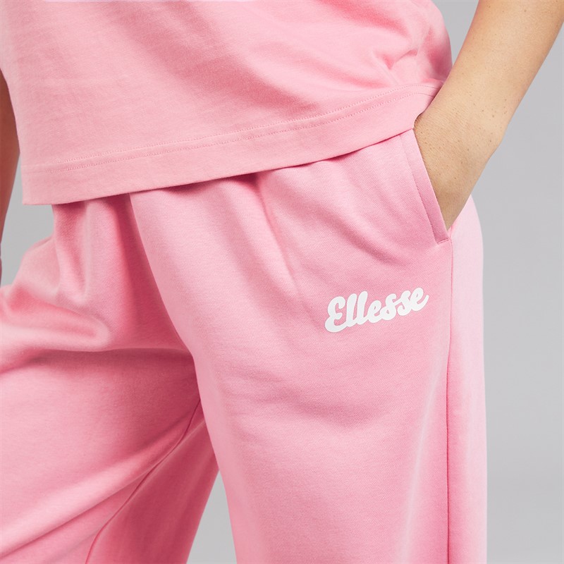 Ellesse Damen Rochella Weites Bein Jogginghose Bright Pink