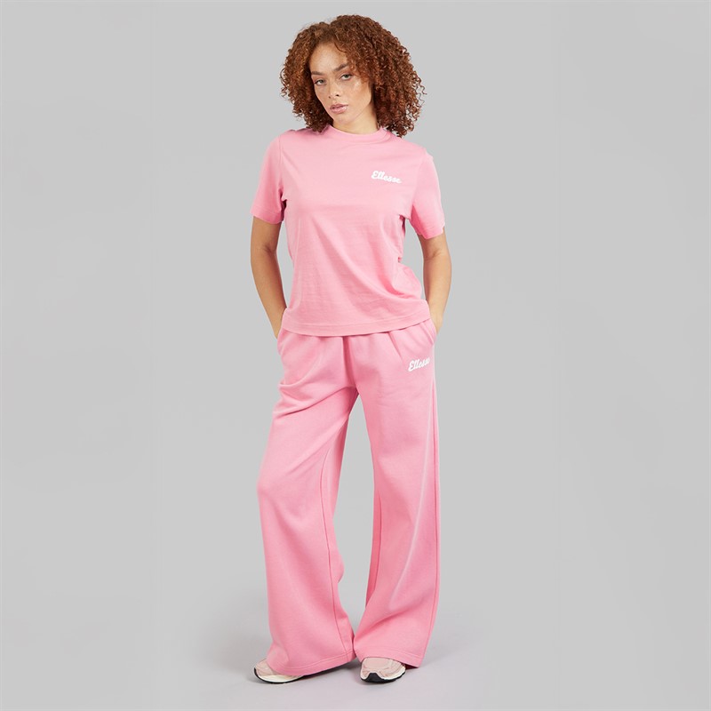 Ellesse Damen Rochella Weites Bein Jogginghose Bright Pink