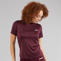 Ellesse Damen Dianne Poly T Shirt Dark Purple