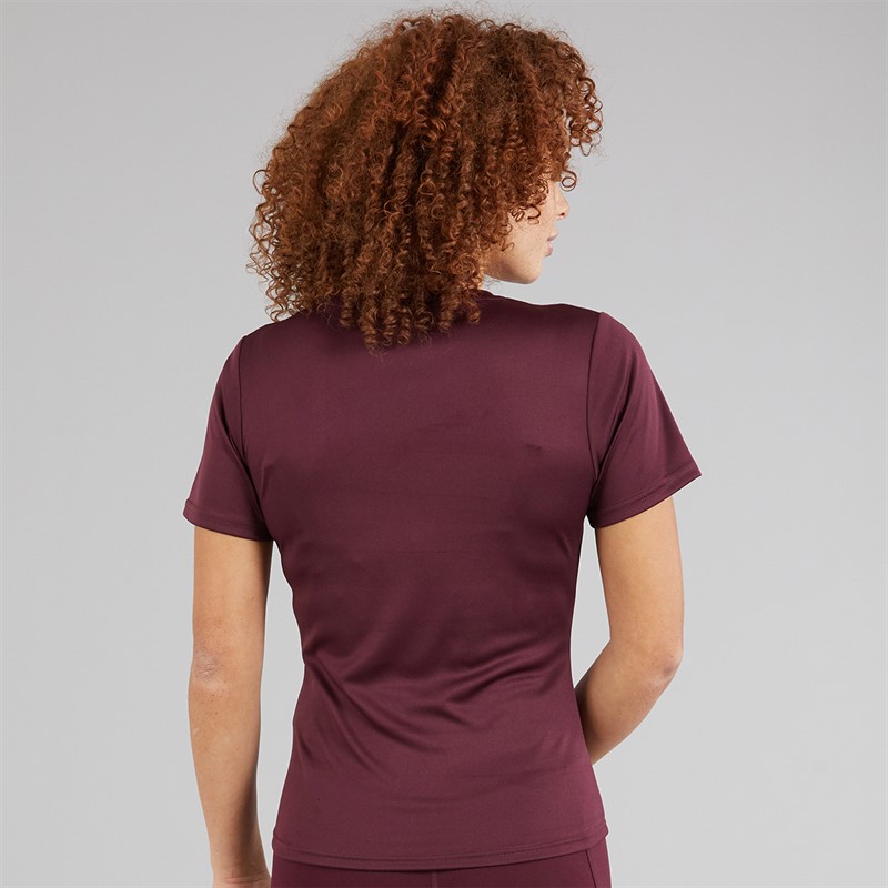 Ellesse Damen Dianne Poly T Shirt Dark Purple