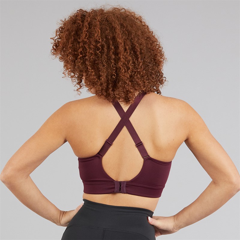 Ellesse Damen Dory Hoch Impact Sport BH Dark Purple