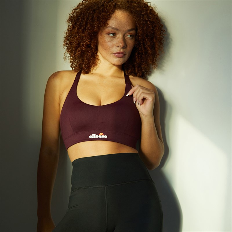 Ellesse Damen Dory Hoch Impact Sport BH Dark Purple