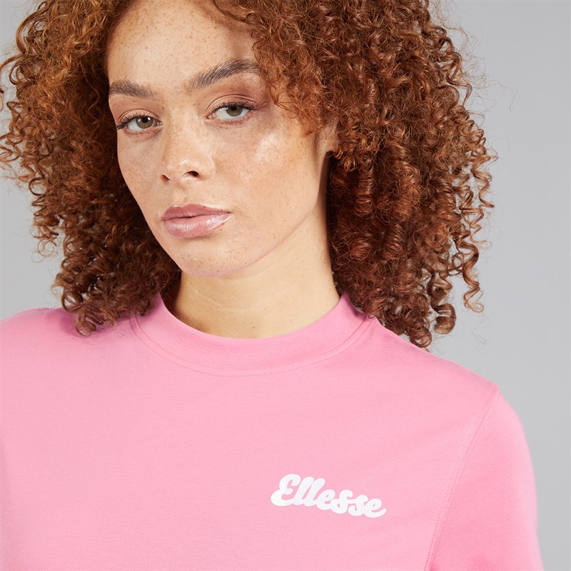 Ellesse Damen Ivana T Shirt Bright Pink
