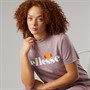 Ellesse Damen Stauf Logo T Shirt Light Purple
