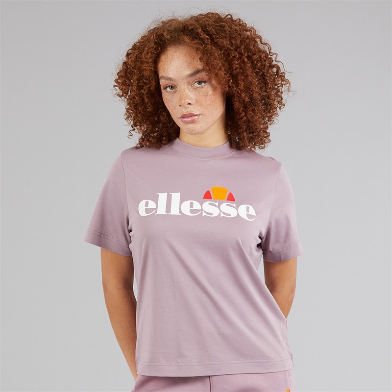 Ellesse Damen Stauf Logo T Shirt Light Purple