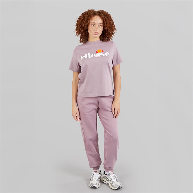 Ellesse Damen Stauf Logo T Shirt Light Purple