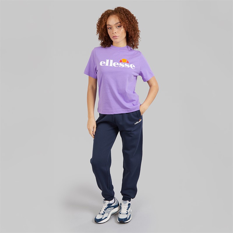 Ellesse Damen Stauf Logo T Shirt Lila