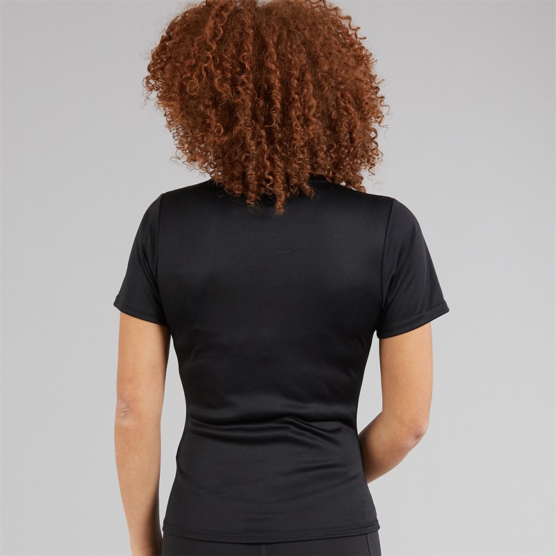 Ellesse Damen Dianne Poly T Shirt Schwarz