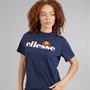 Ellesse Damen Stauf Logo T Shirt Navy