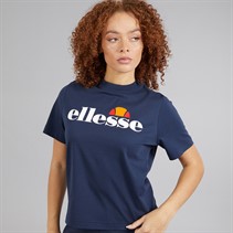 Ellesse Damen Stauf Logo T Shirt Navy