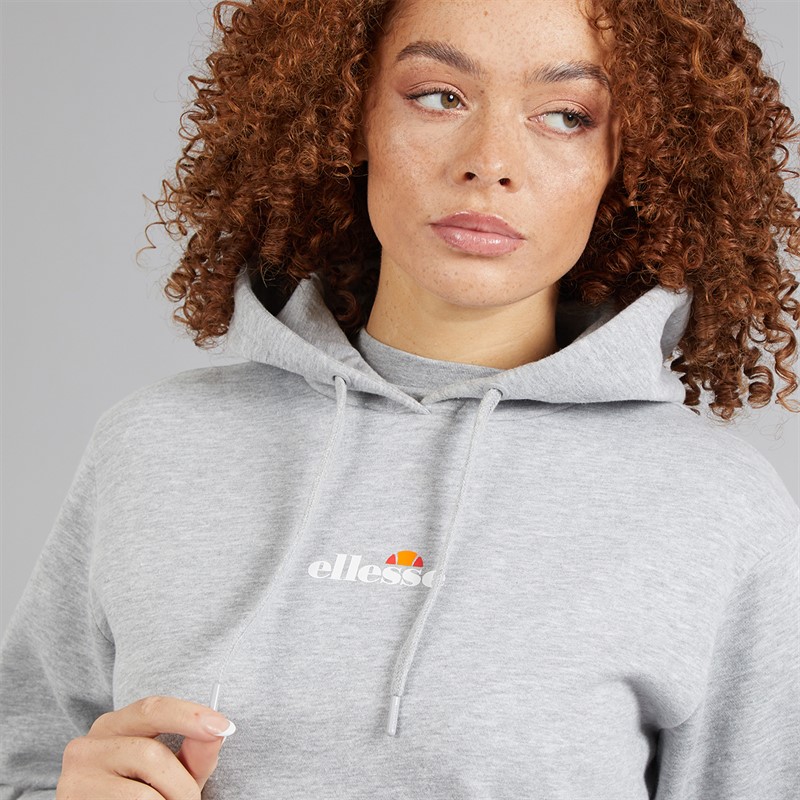 Ellesse Damen Jazana 2 Hoodie Light Grey Marl