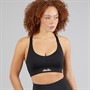 Ellesse Damen Dory Hoch Impact Sport BH Schwarz