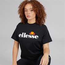 Ellesse Damen Stauf Logo T Shirt Schwarz