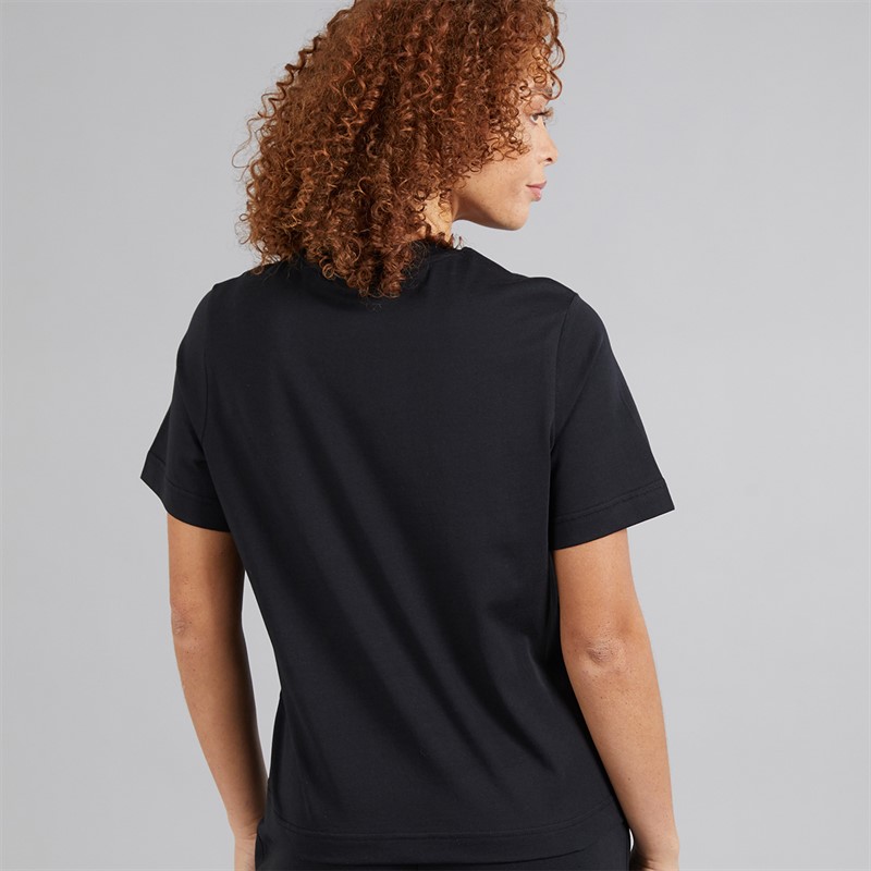Ellesse Damen Stauf Logo T Shirt Schwarz