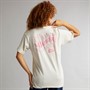 Ellesse Womens Campofelice Graphic T-Shirt Off White/Pink