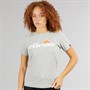 Ellesse Womens Albany Logo T-Shirt Grey Marl