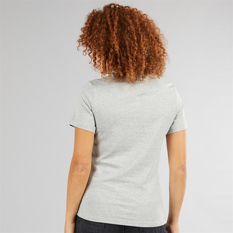 Ellesse Womens Albany Logo T-Shirt Grey Marl