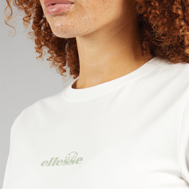 ellesse ギャザーシャツ L ホワイト ellesse ギャザーシャツ L ホワイト