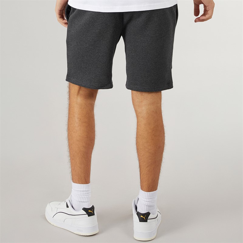 Ellesse Mens Bossini Logo Fleece Shorts Dark Grey Marl