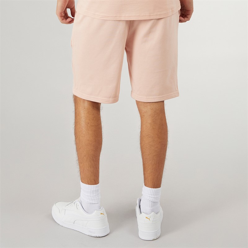 Ellesse Mens Molla Fleece Shorts Pink