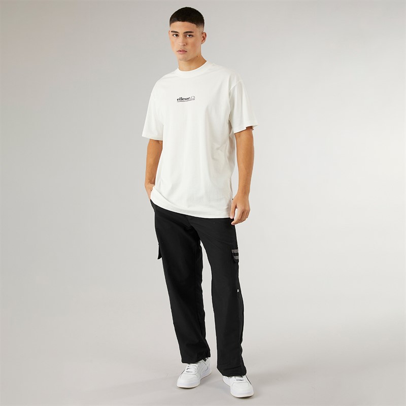 Ellesse Mens Byronso Graphic T-Shirt Off White
