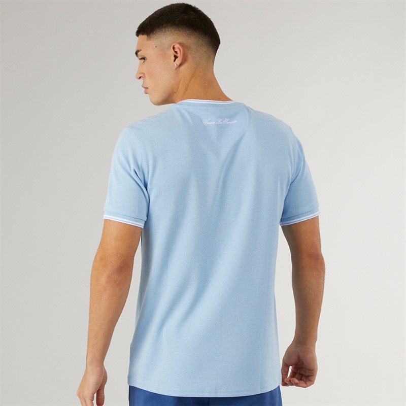 Ellesse Mens Belvider T-Shirt Light Blue