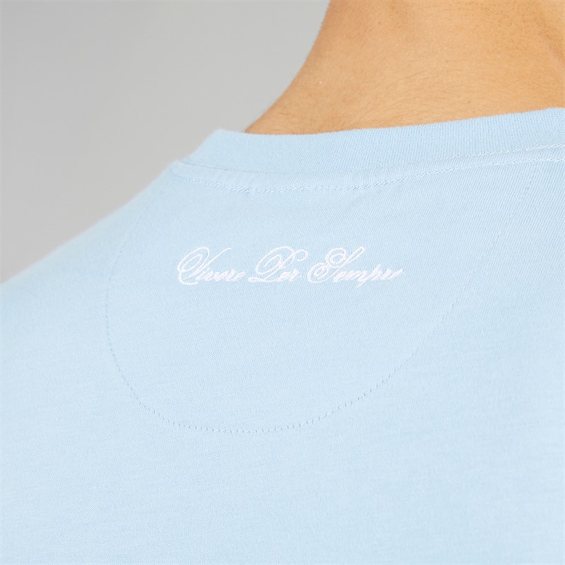 Ellesse Mens Dinelli T-Shirt Light Blue