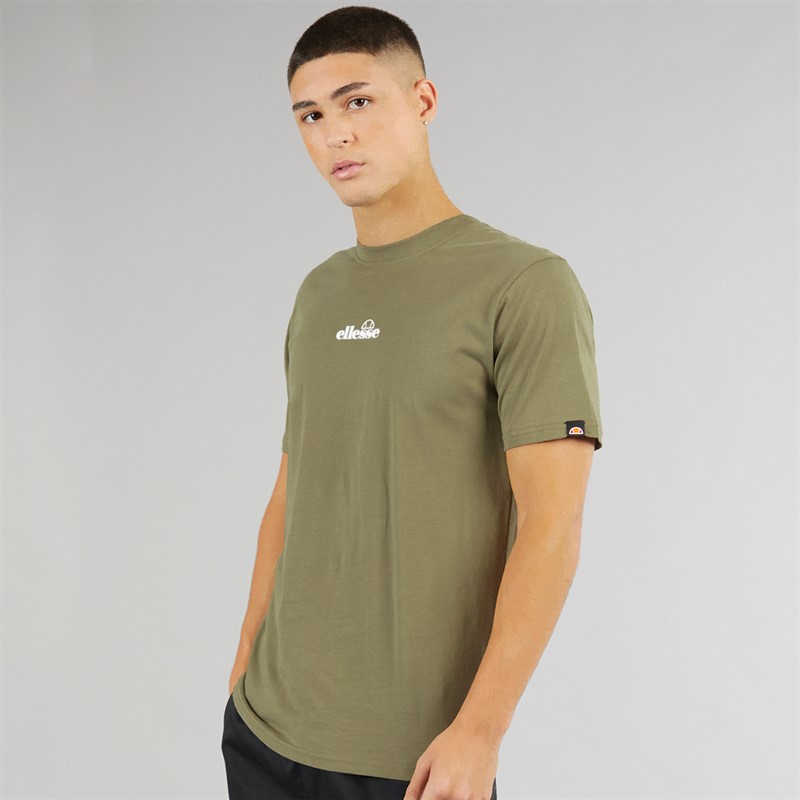 Ellesse Mens Ollio T-Shirt Khaki