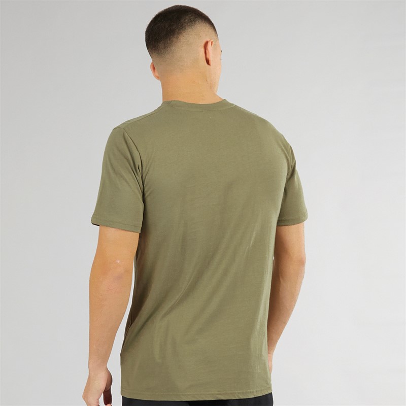 Ellesse Mens Ollio T-Shirt Khaki