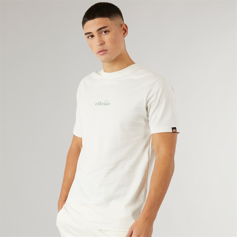Ellesse Mens Ollio T-Shirt Off White