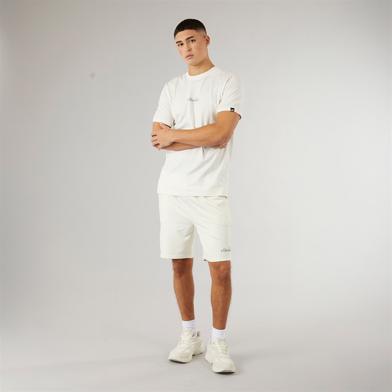 Ellesse Mens Ollio T-Shirt Off White