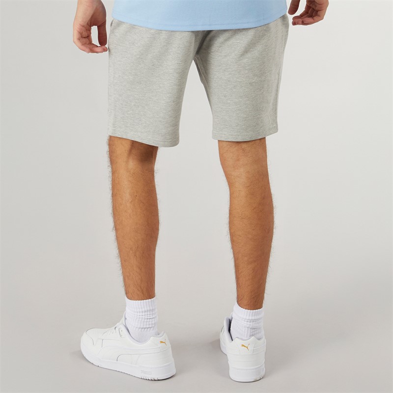 Ellesse Mens Silvan Fleece Shorts Grey Marl