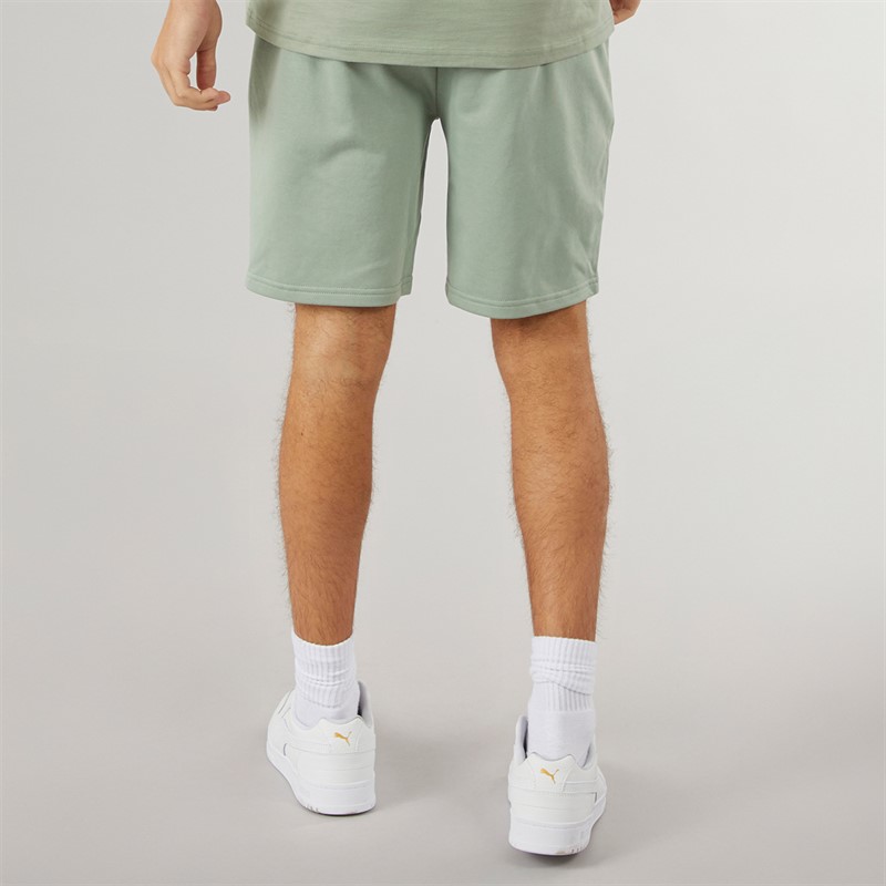 Ellesse Mens Molla Fleece Shorts Green